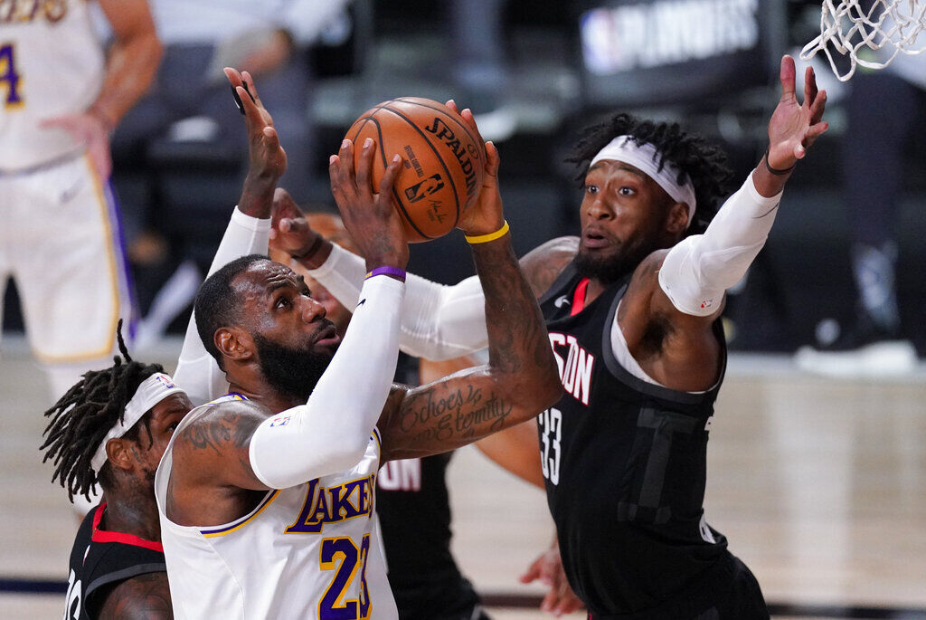 APTOPIX Lakers Rockets Basketball